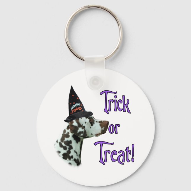 Dalmatian (liver) Trick Keychain (Front)