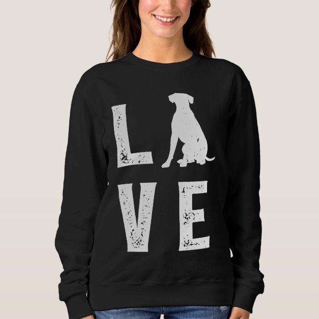 Dalmatian Love  1 Sweatshirt (Front)