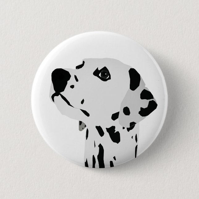 Dalmatian Love Button (Front)