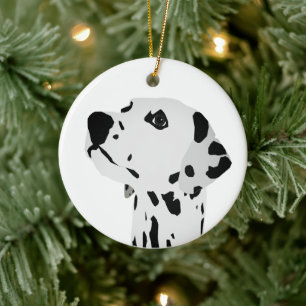 Dalmatian Love Ceramic Ornament