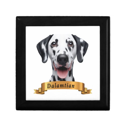 Dalmatian love friendly cute sweet dog gift box