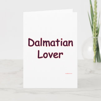 Dalmatian Lover Holiday Card