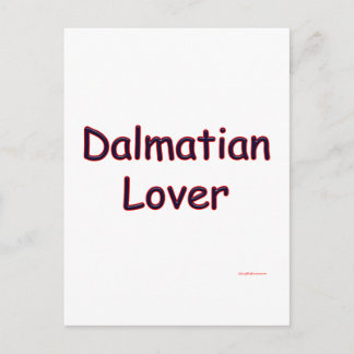 Dalmatian Lover Postcard