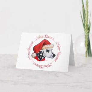Dalmatian Merry Christmas Holiday Card