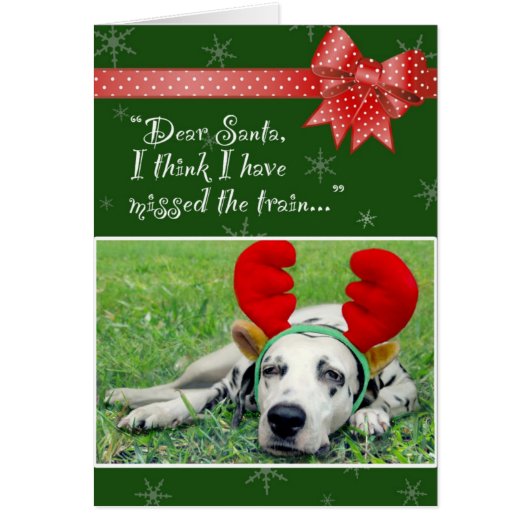 Dalmatian Miss The Train Green Cards (Front)