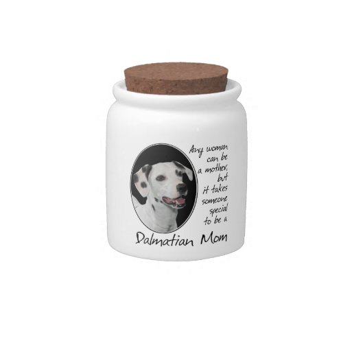 Dalmatian Mom Candy Jar