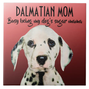 Dalmatian Mom Ceramic Tile