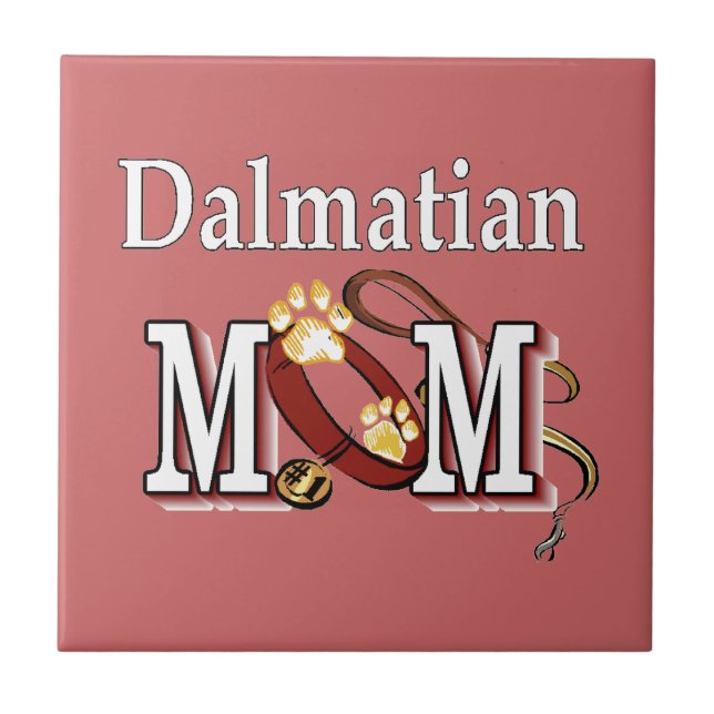 Dalmatian Mom Gifts Tile (Front)