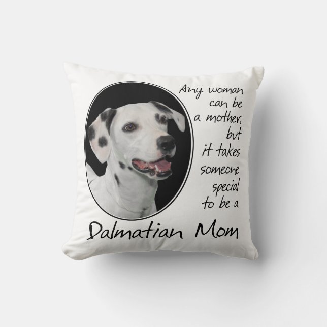 Dalmatian Mom Pillow (Front)
