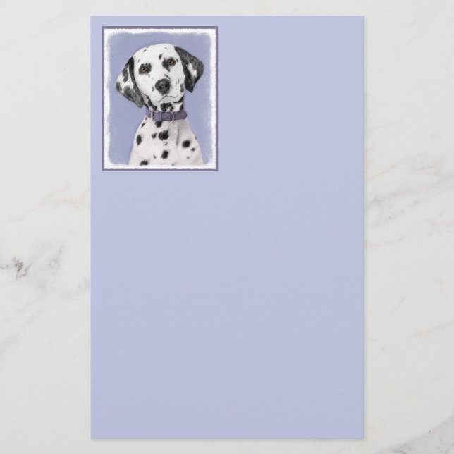 Dalmatian Painting - Cute Original Dog Art (Front)
