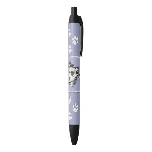 Dalmatian Painting _ Cute Original Dog Art Black Ink Pen