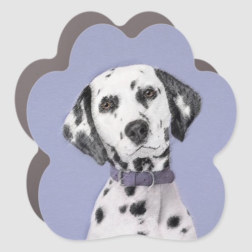 Dalmatian Painting _ Cute Original Dog Art Car Magnet