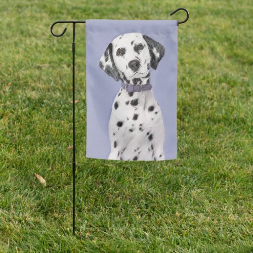 Dalmatian Painting _ Cute Original Dog Art Garden Flag
