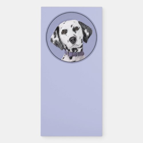 Dalmatian Painting _ Cute Original Dog Art Magnetic Notepad