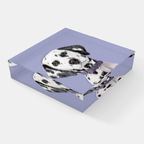 Dalmatian Painting _ Cute Original Dog Art Paperweight