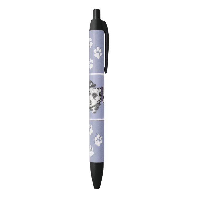 Dalmatian Painting - Cute Original Dog Art Pen (Bottom (Vertical))