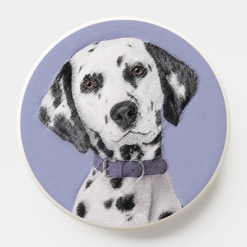 Dalmatian Painting _ Cute Original Dog Art PopSocket