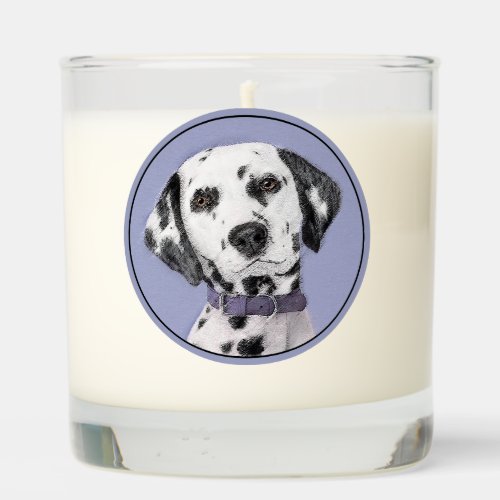 Dalmatian Painting _ Cute Original Dog Art Scented Candle