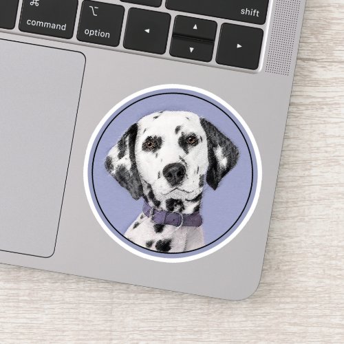 Dalmatian Painting _ Cute Original Dog Art Sticker