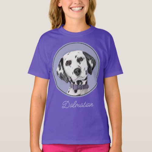 Dalmatian Painting _ Cute Original Dog Art T_Shirt