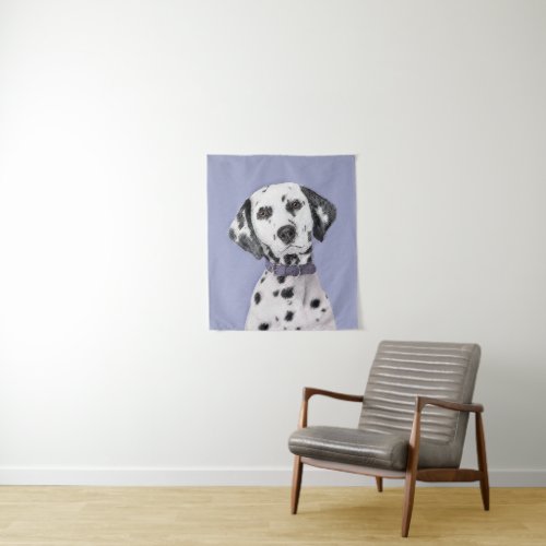Dalmatian Painting _ Cute Original Dog Art Tapestry