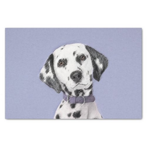 Dalmatian Painting _ Cute Original Dog Art Tissue Paper