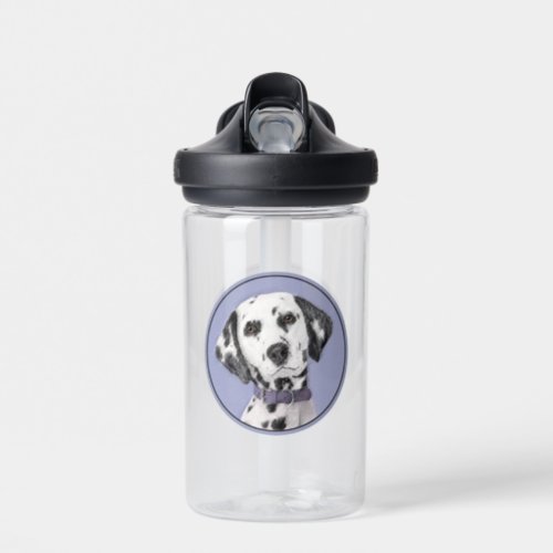 Dalmatian Painting _ Cute Original Dog Art Water Bottle