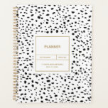 Dalmatian Pattern Black and White Planner<br><div class="desc">Modern minimalist dalmatian black and white pattern planner. Customize it for yourself!</div>