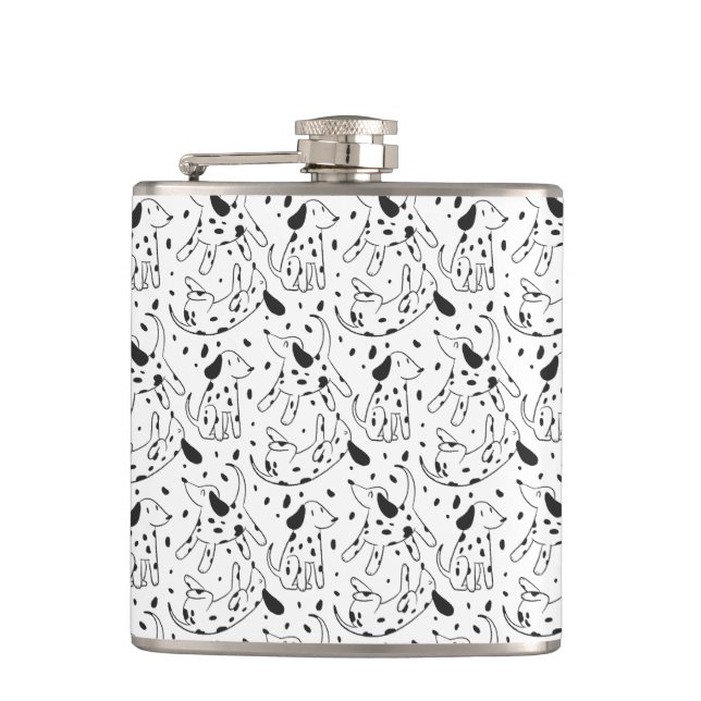 Dalmatian Pattern Flask (Front)