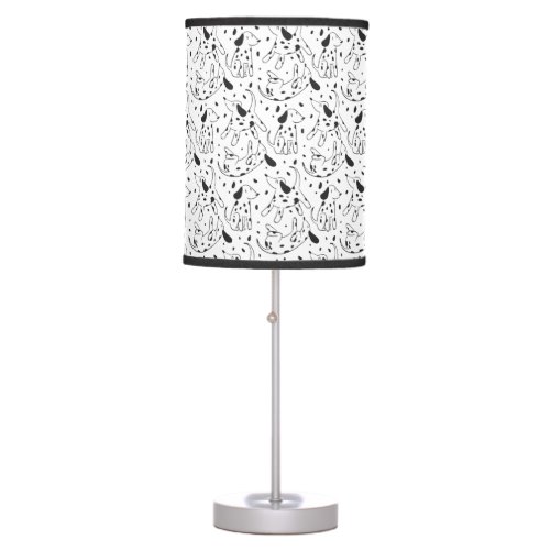 Dalmatian Pattern Table Lamp