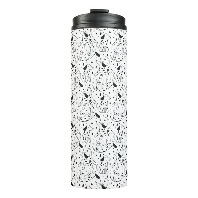 Dalmatian Pattern Thermal Tumbler (Front)