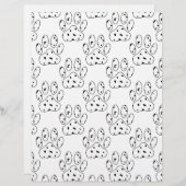Dalmatian Paw Print Pattern (Front/Back)
