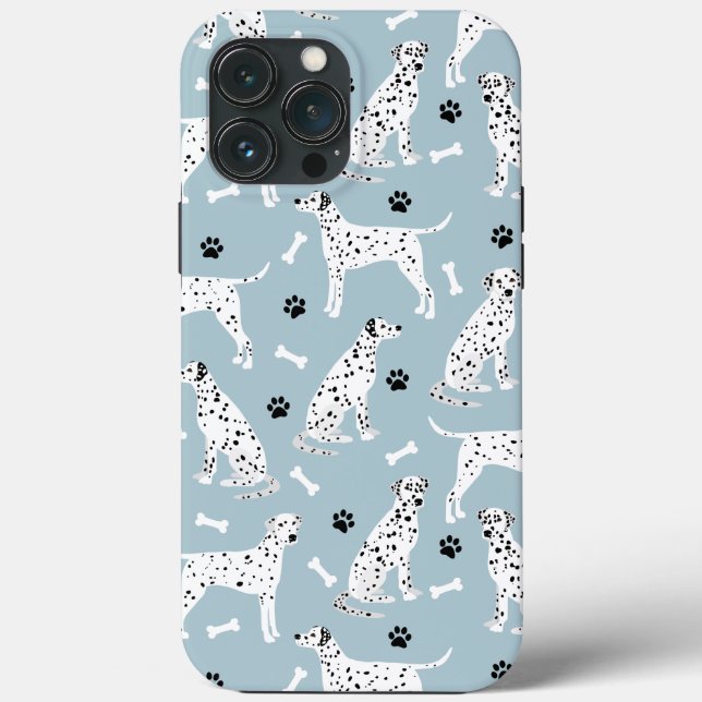 Dalmatian Paws and Bones Case-Mate iPhone Case (Back)