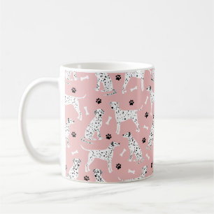 Dalmatian Paws and Bones Coffee Mug