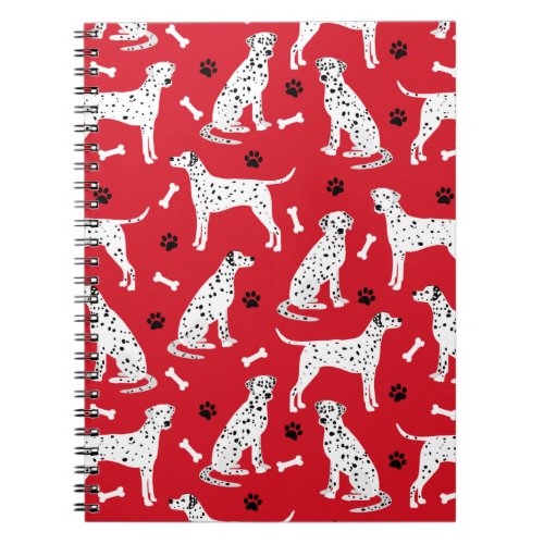 Dalmatian Paws and Bones Notebook