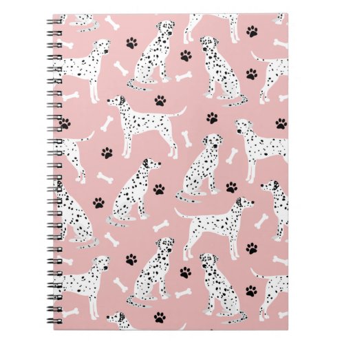 Dalmatian Paws and Bones Notebook