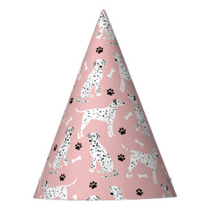 Dalmatian Paws and Bones Party Hat