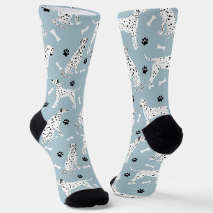 Dalmatian Paws and Bones Socks