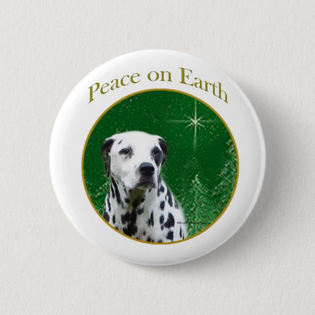 Dalmatian Peace Button (Front)