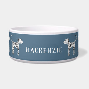 Dalmatian Personalized Dog Bowl
