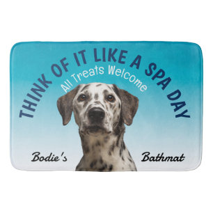 Dalmatian Personalized Dog Lover  Bath Mat
