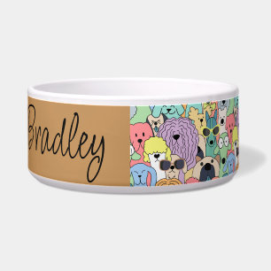 Dalmatian Personalized Photo & Name Dog Bowl