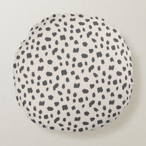 Dalmatian Persuasion Round Pillow