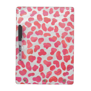 Dalmatian Pink and White Print Dry-Erase Board