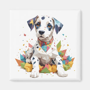 Dalmatian Playful Adorable Fun Animal Colorful Pet Magnet