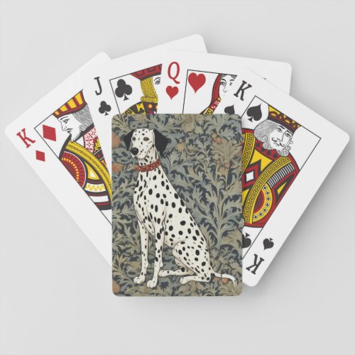 Dalmatian playing cards