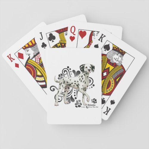 Dalmatian Poker Cards