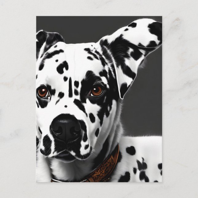 Dalmatian, Postcrossing Postcard (Front)