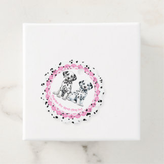 Dalmatian Print Birthday | Black and White party Favor Tags