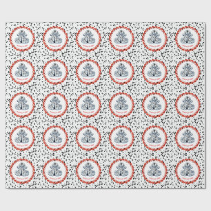 Dalmatian Print Birthday Black and White party Wrapping Paper